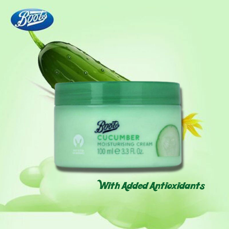 Boots Cucumber Moisturising Cream - 100ml (U.K)
