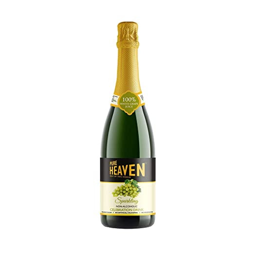 Pure Heaven Non-Alcoholic Sparkling Celebration Drink White Grape Flavour - 750ml