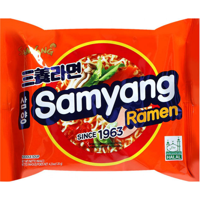 Samyang Spicy Rice & Vegetable Flavor Ramen Noodles - 120g