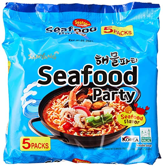 Samyang Seafood Flavor Noodles - 125g