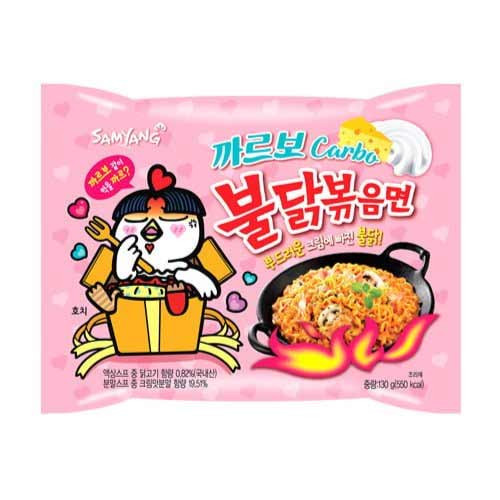 Samyang Hot Chicken Flavor Ramen Carbonara Noodles - 130g