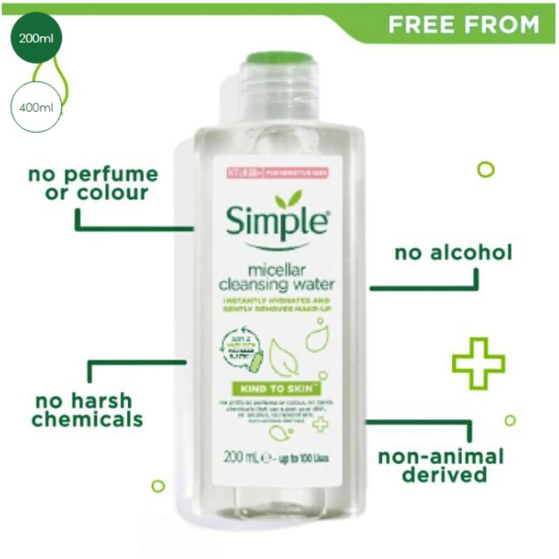 Simple Micellar Cleansing Water - 200ml (Poland)