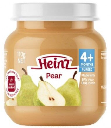 Heinz Pear Custard 4+Months - 110g (Australia)