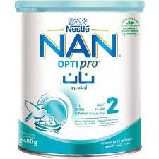 Nestle NAN 2 Optipro Baby Milk (HM-0) - 400g (UAE)