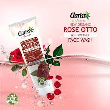 Clariss Organic Rose Otto Skin Softner Face Wash -100ml (UAE)