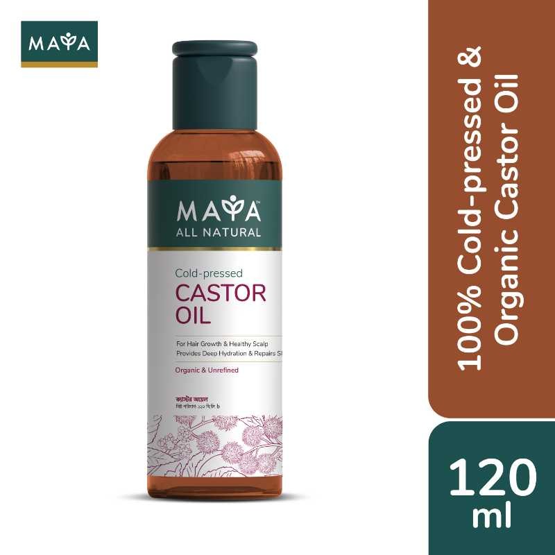 MAYA All Natural Cold-pressed Castor Oil -120ml