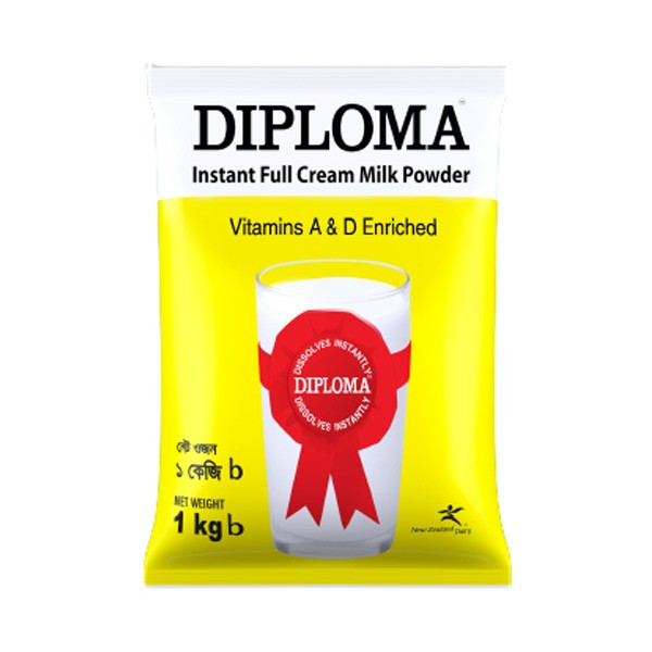 Diploma Full Cream Milk Powder - 1Kg (BD)