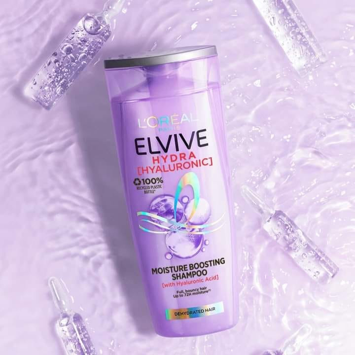 L'Oreal Elvive Hydra Hyaluronic Moisture Boosting Shampoo 400ml Thailand