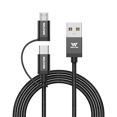 Walton USB to Type-C or Micro-USB Cable  WUAX001FY
