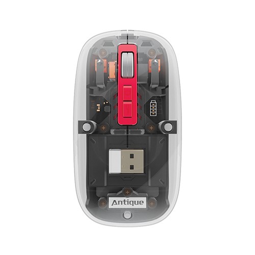 Antique Transparent Rechargeable Mouse  WMS001RTLM