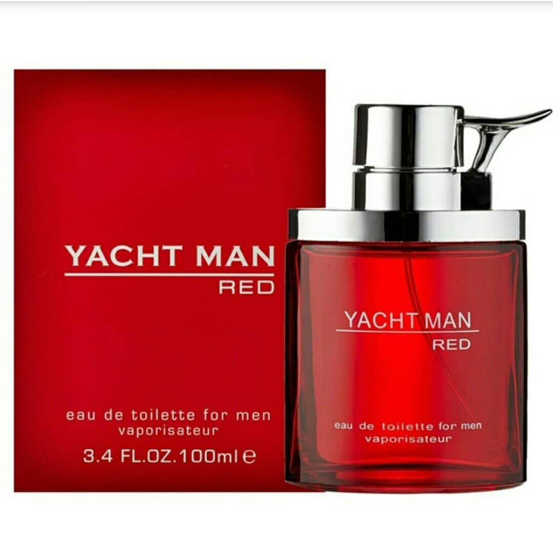 Yacht Man Red Eau De Toilette Spray for Men - 100ml